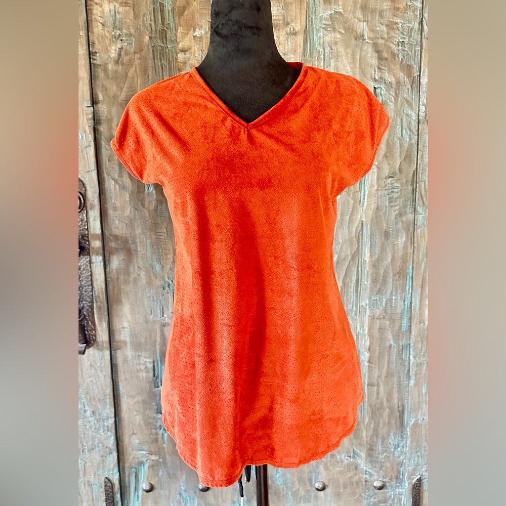 Max Studio Burnt Orange Top